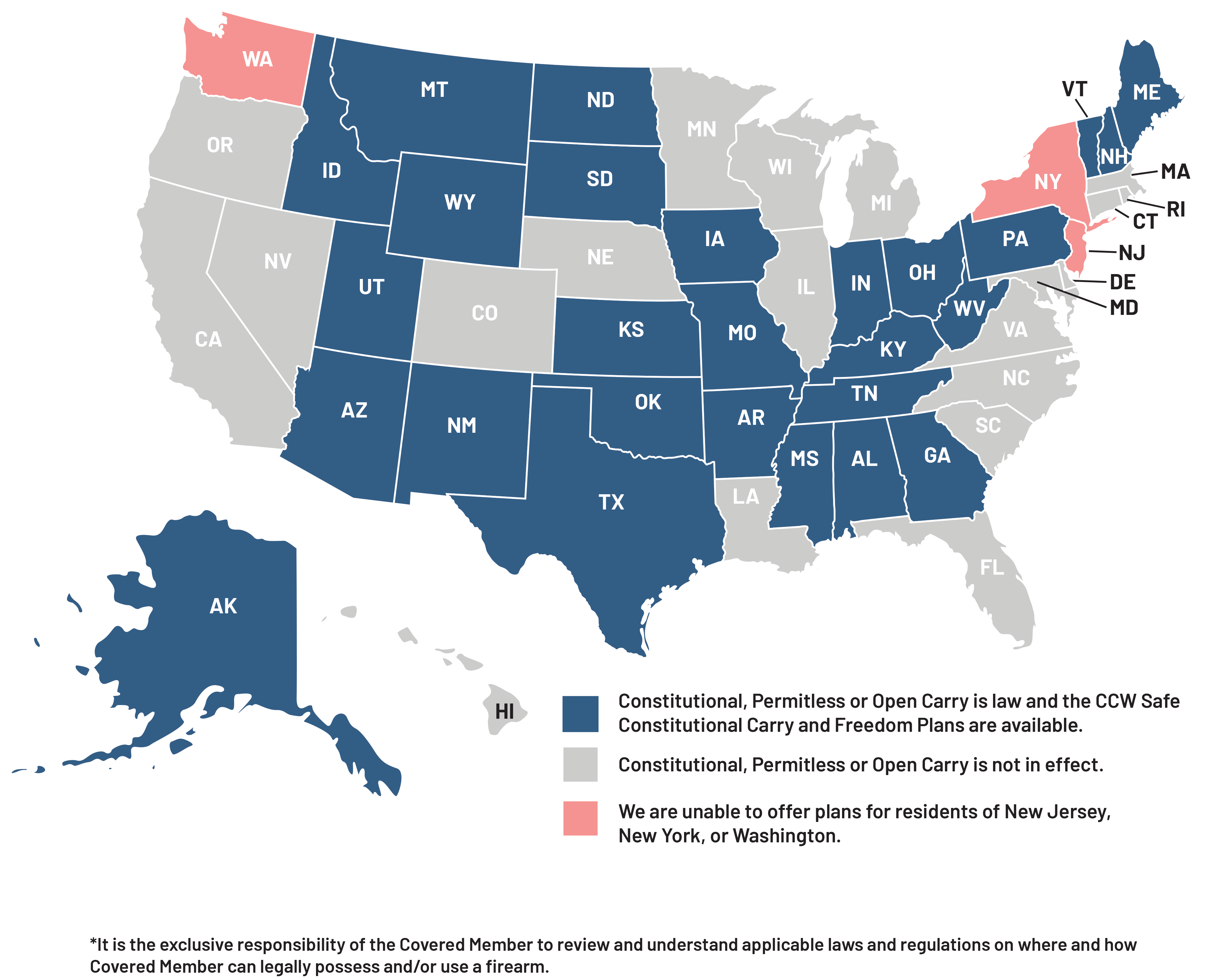 States With Constitutional Carry Map 2024 - Geri Pennie