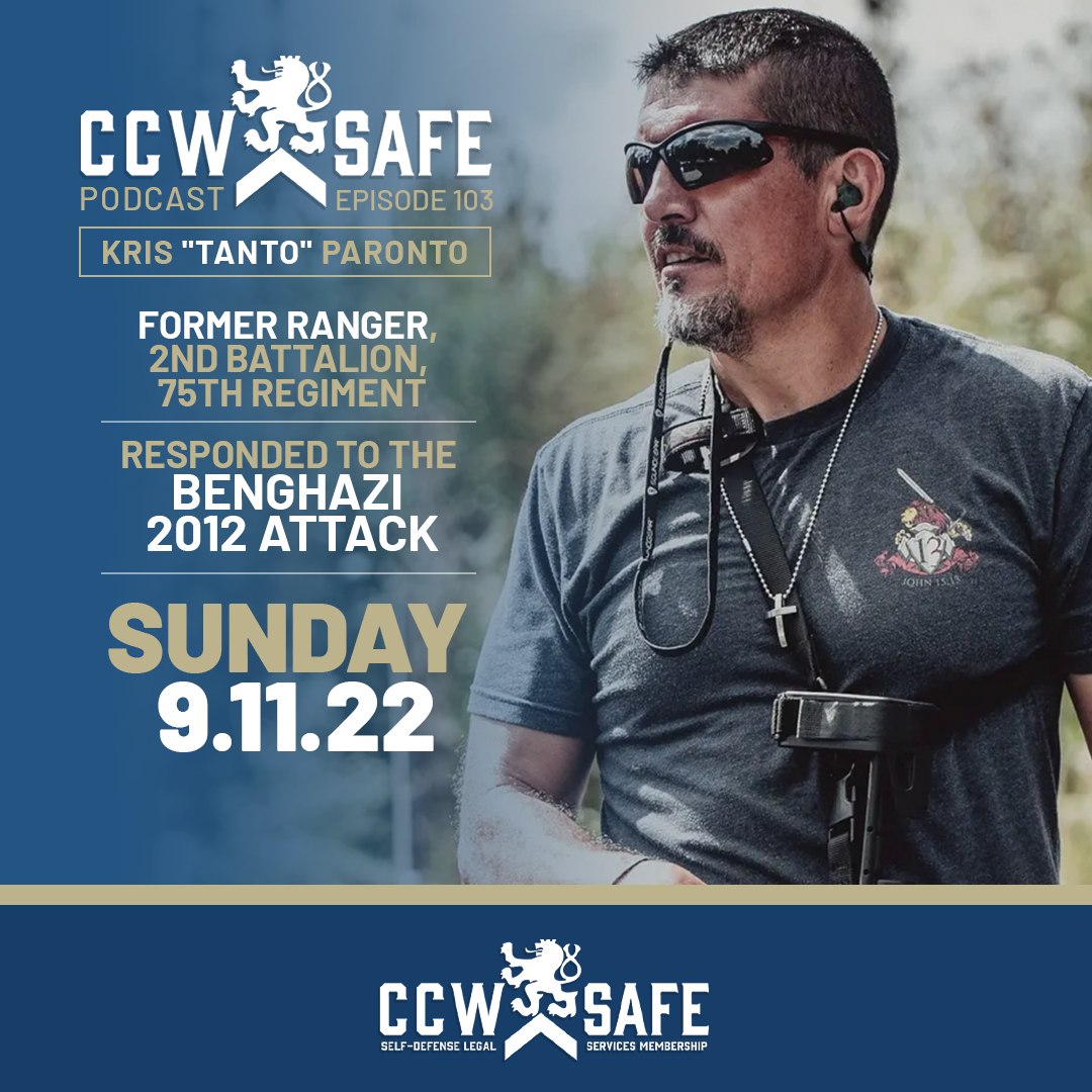 CCW Safe Podcast – Episode 103: Kris “Tanto” Paronto - CCW Safe