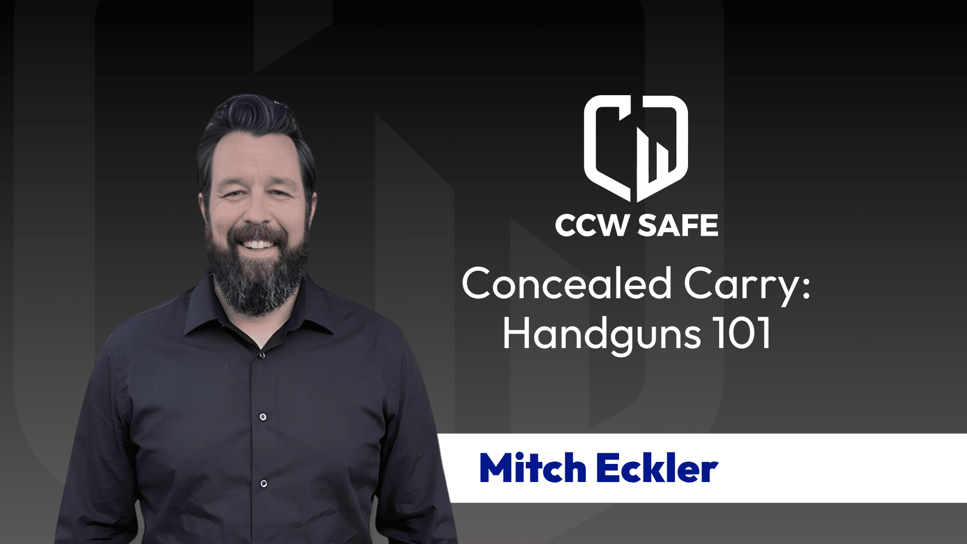 Mitch Eckler Handguns 101
